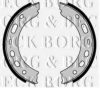 BORG & BECK BBS6392 Brake Shoe Set